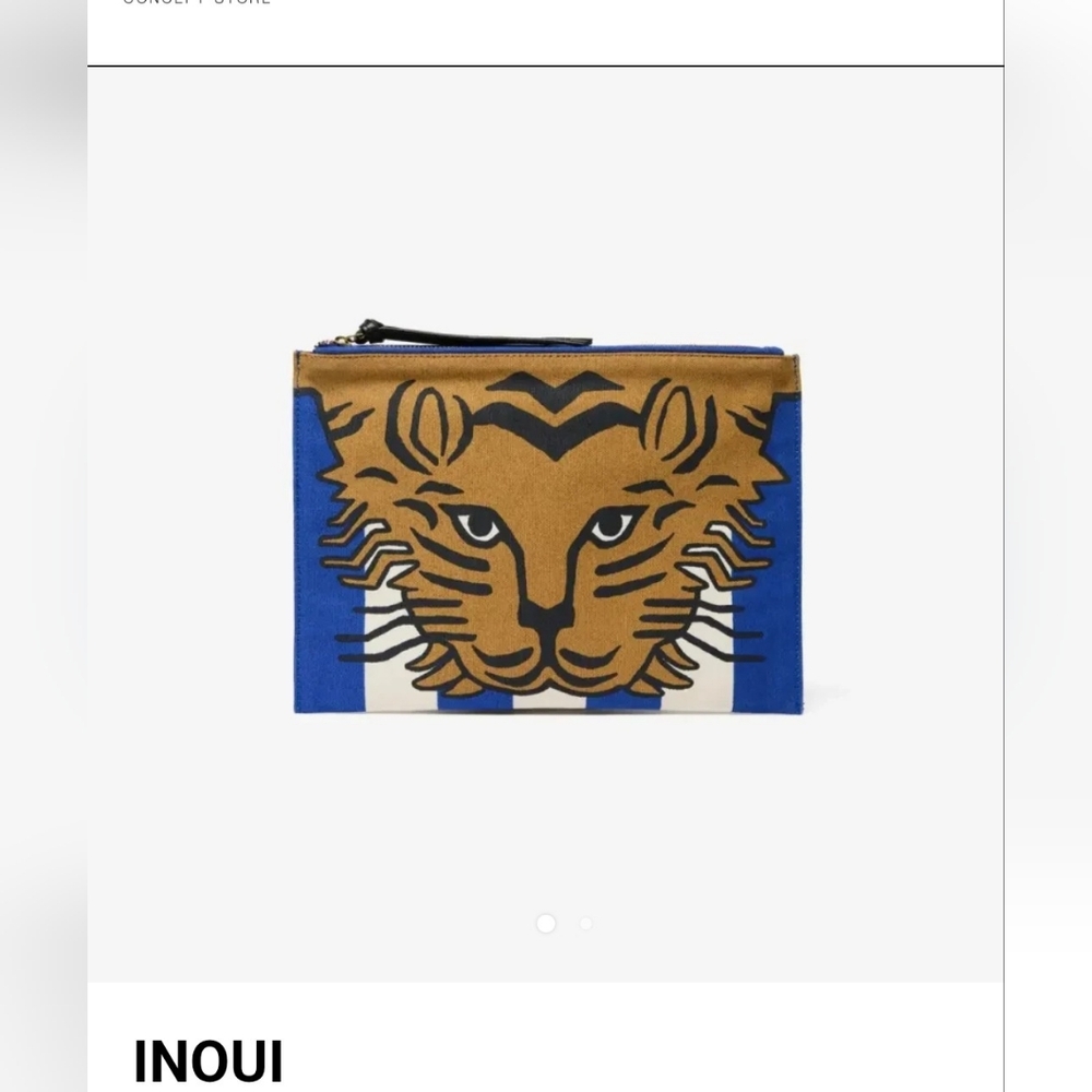 Inoui  Editions Tiger Print Pouch